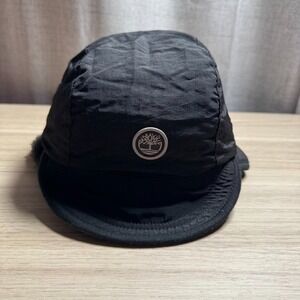Timberland Ear Flap Winter Hat‎ Cap Boys Black Sherpa Fleece Lined Adjustable